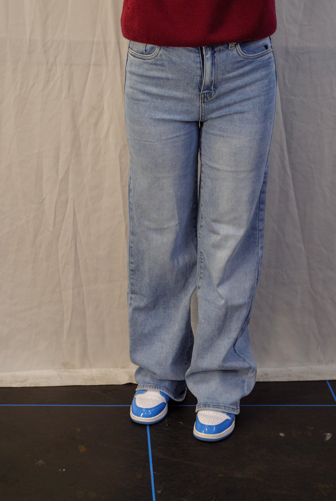 Goodies Wide leg stretcht jeans