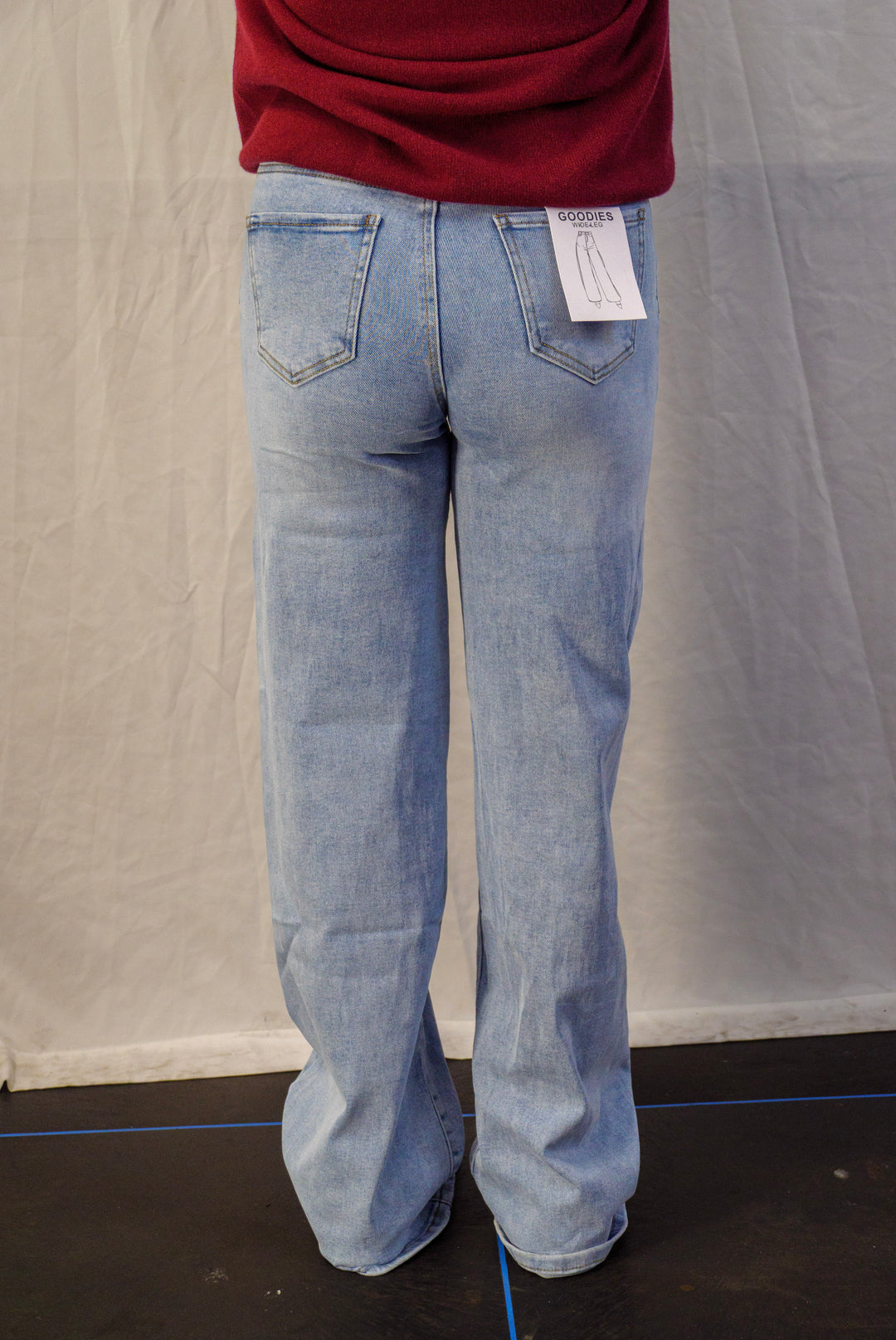 Goodies Wide leg stretcht jeans