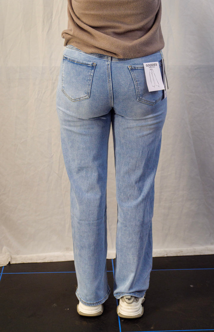 Goodies Wide leg stretcht jeans