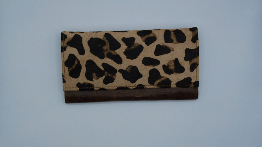 Brown Leopard Vibes - Portemonnee