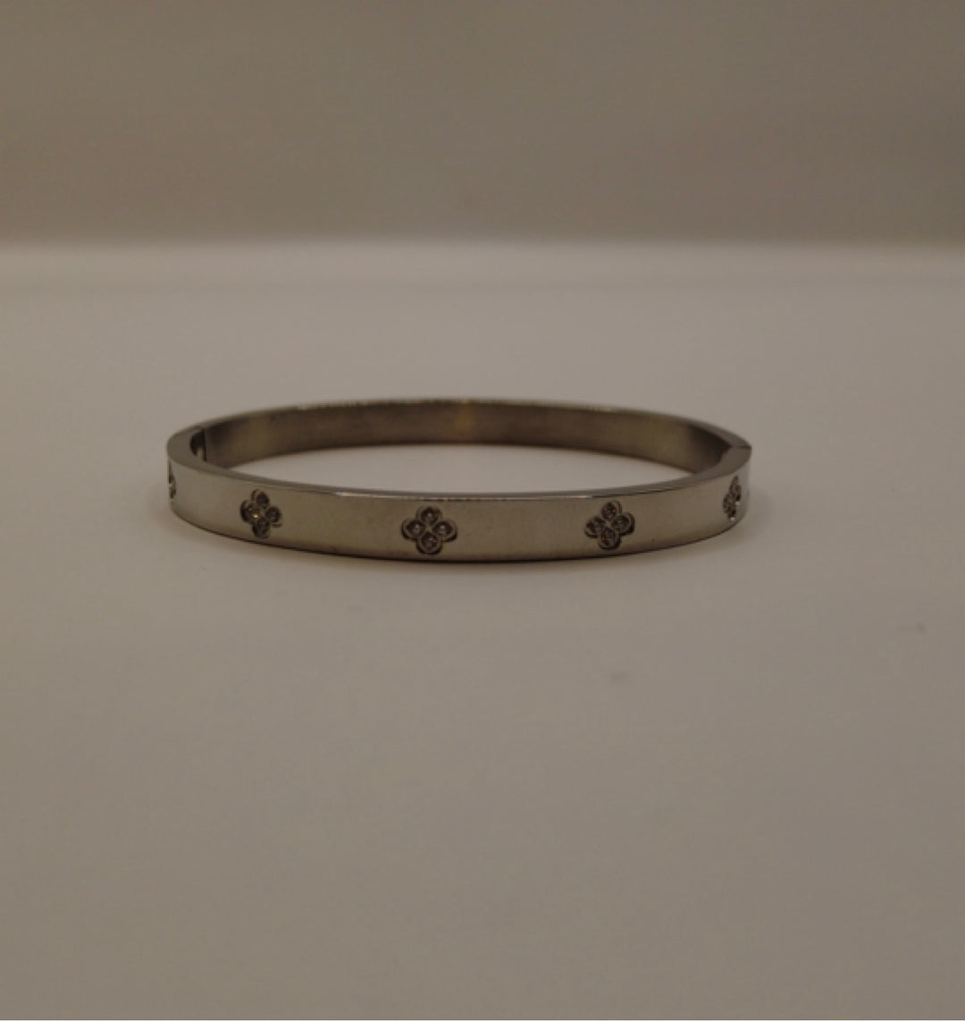 Stainless Steel Armband – Zilverkleurig Bangle