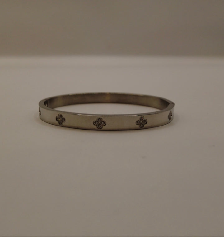 Stainless Steel Armband – Zilverkleurig Bangle