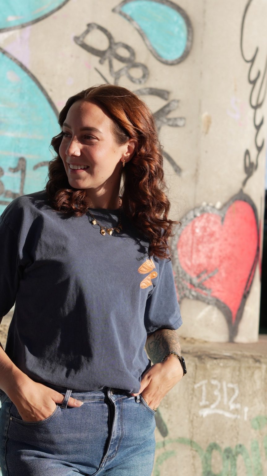 Baguettes Graphic T-Shirt – Washed Navy